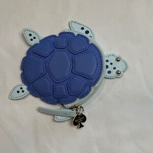 Kate Spade Blue Turtle Kids Coin Purse